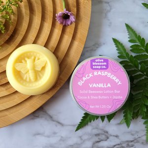 Black Raspberry Vanilla Solid Lotion Bar