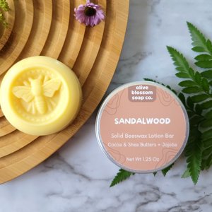 Sandalwood Solid Lotion Bar