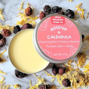 Rose Hip and Calendula Cleansing Balm & Makeup Remover