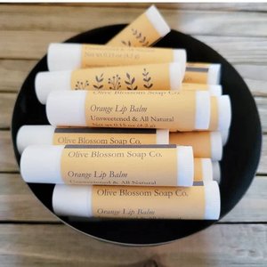 Set of 3 All Natural Lip Balms Made With Essential Oils