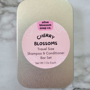 Travel Size Shampoo And Conditioner Bar Set