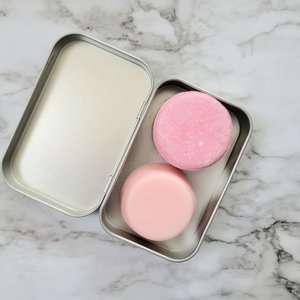 Travel Size Shampoo And Conditioner Bar Set