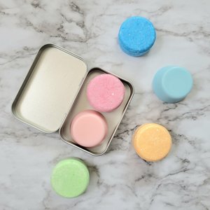 Travel Size Shampoo And Conditioner Bar Set