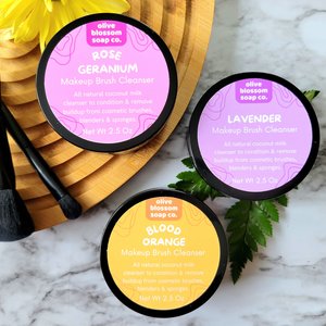 Blood Orange Makeup Brush Cleaner