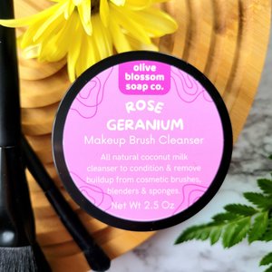 Rose Geranium Makeup Brush Cleaner