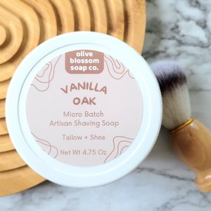 Vanilla Oak Artisan Shave Soap