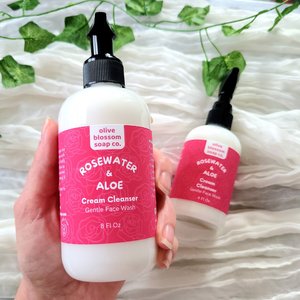 Rosewater and Aloe Cream Cleanser Face Wash