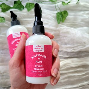 Rosewater and Aloe Cream Cleanser Face Wash