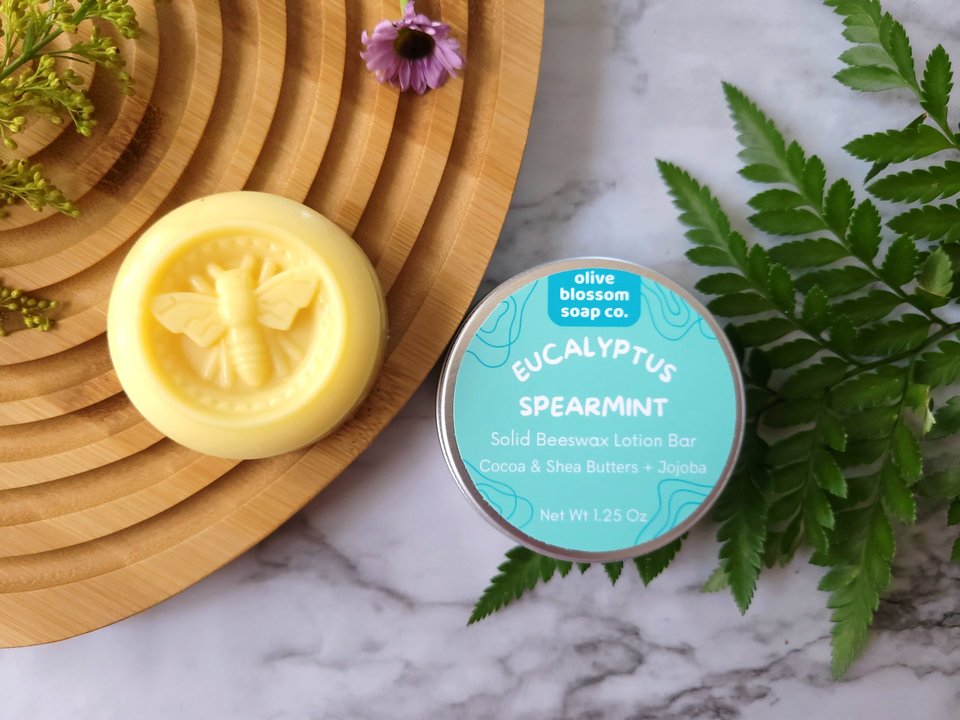 Eucalyptus Spearmint Solid Lotion Bar