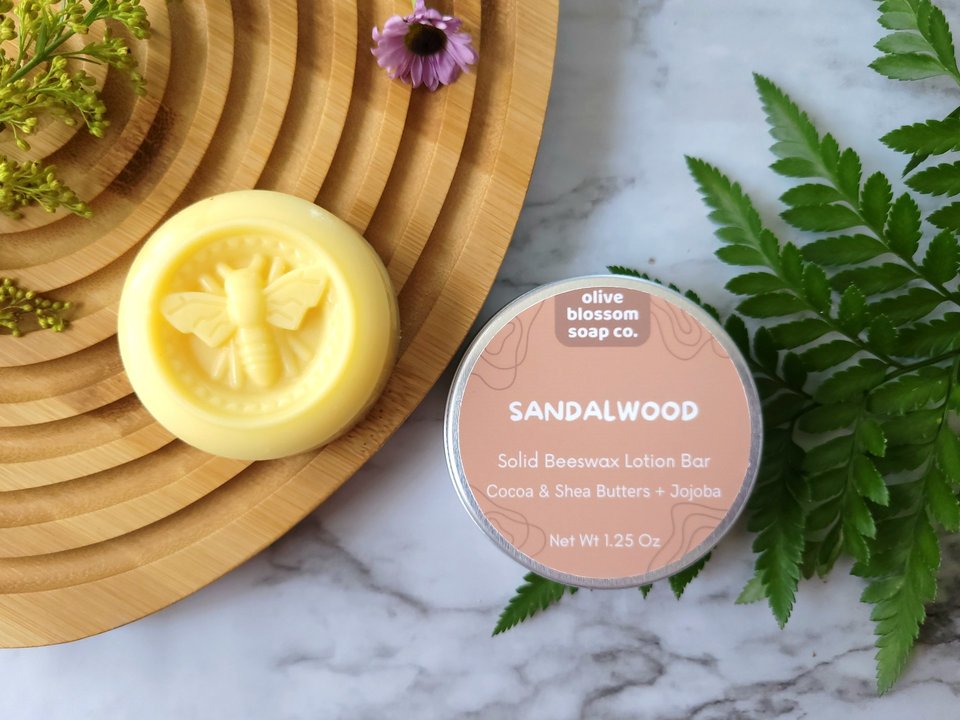 Sandalwood Solid Lotion Bar