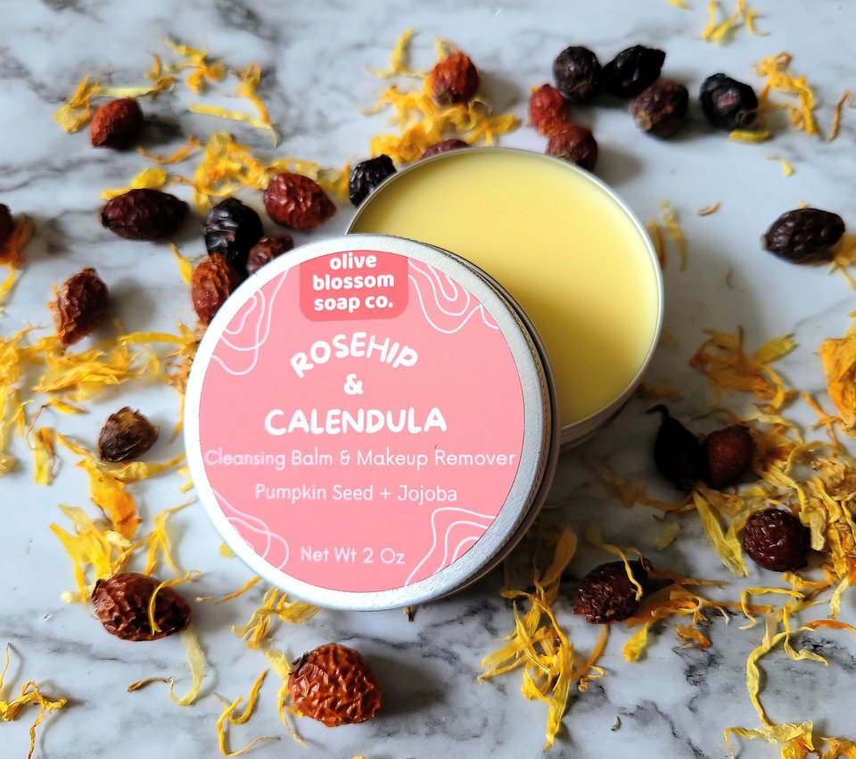 Rose Hip and Calendula Cleansing Balm & Makeup Remover