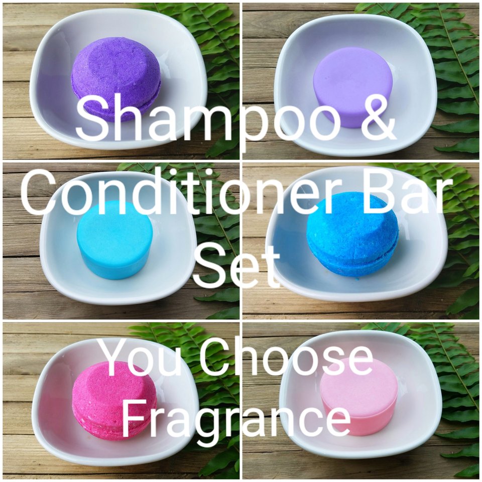 Shampoo & Conditioner Bar Set