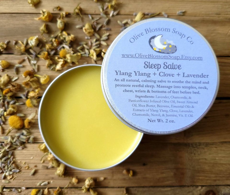 Sleep Salve for Meditation, Relaxation & Restful Sleep 