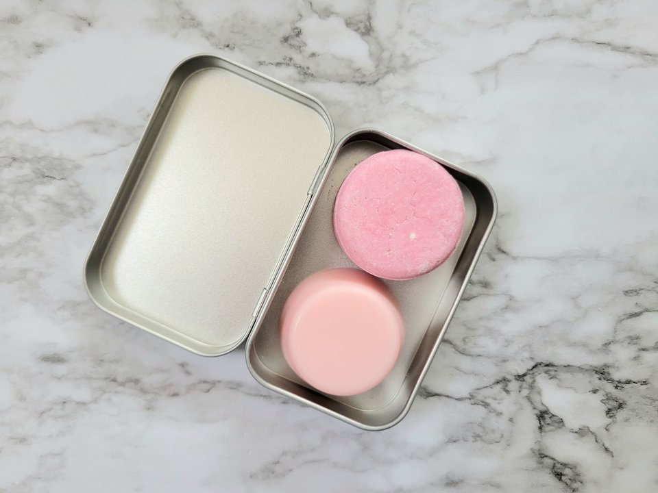 Travel Size Shampoo And Conditioner Bar Set