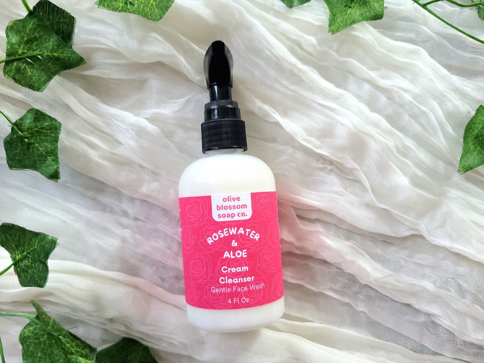 Rosewater and Aloe Cream Cleanser Face Wash