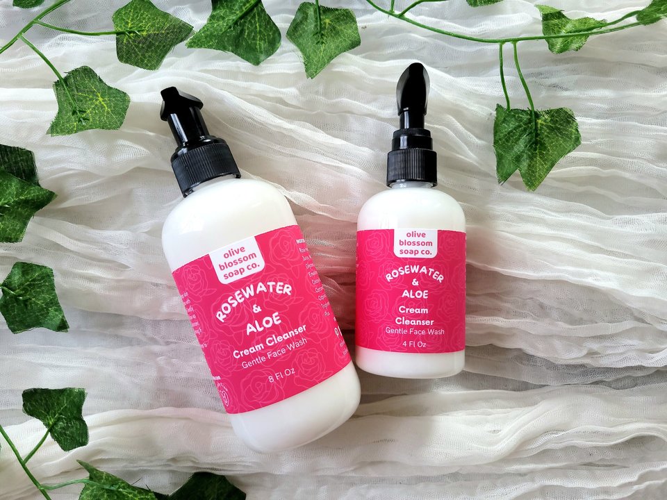 Rosewater and Aloe Cream Cleanser Face Wash