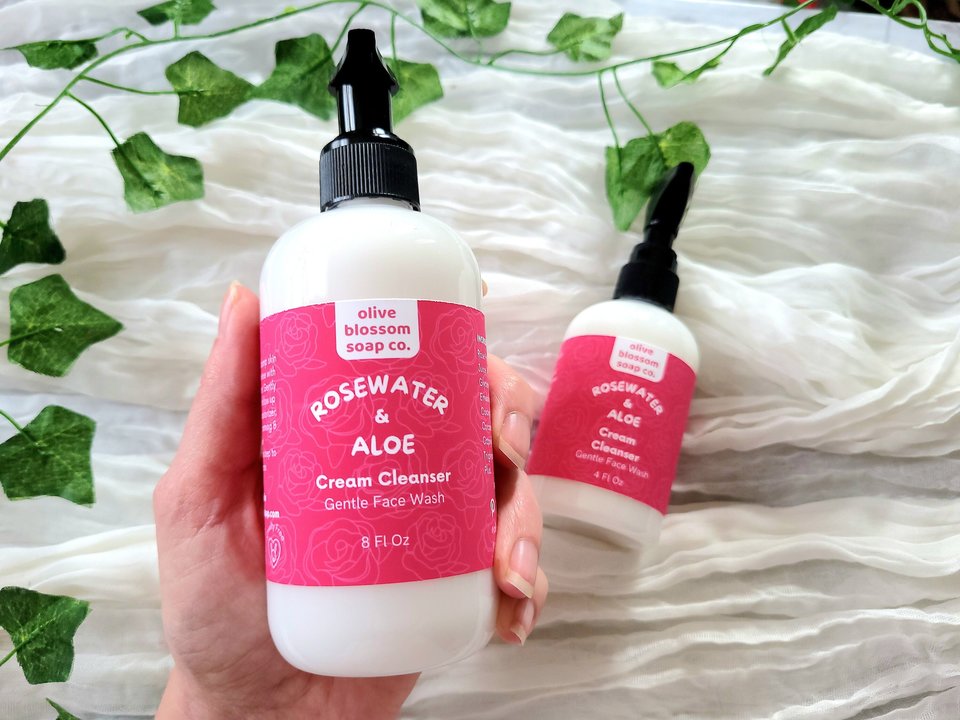 Rosewater and Aloe Cream Cleanser Face Wash