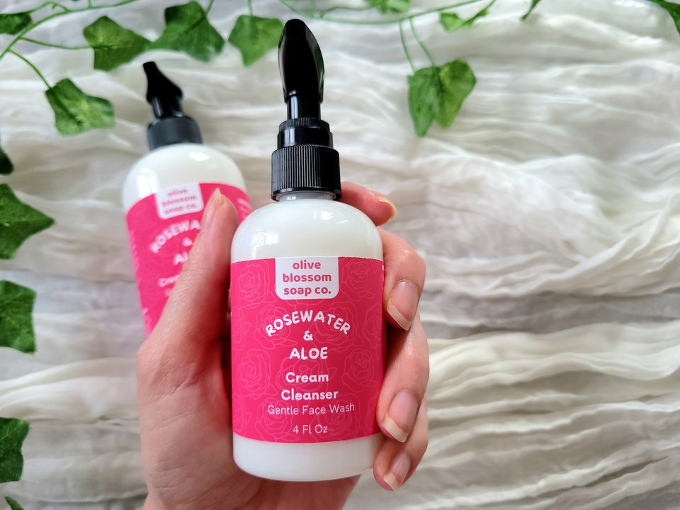 Rosewater and Aloe Cream Cleanser Face Wash