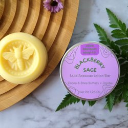 Blackberry Sage Solid Lotion Bar