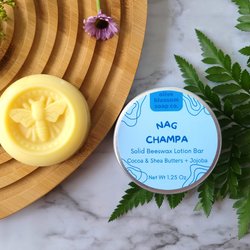 Nag Champa Solid Lotion Bar