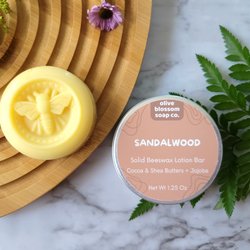 Sandalwood Solid Lotion Bar